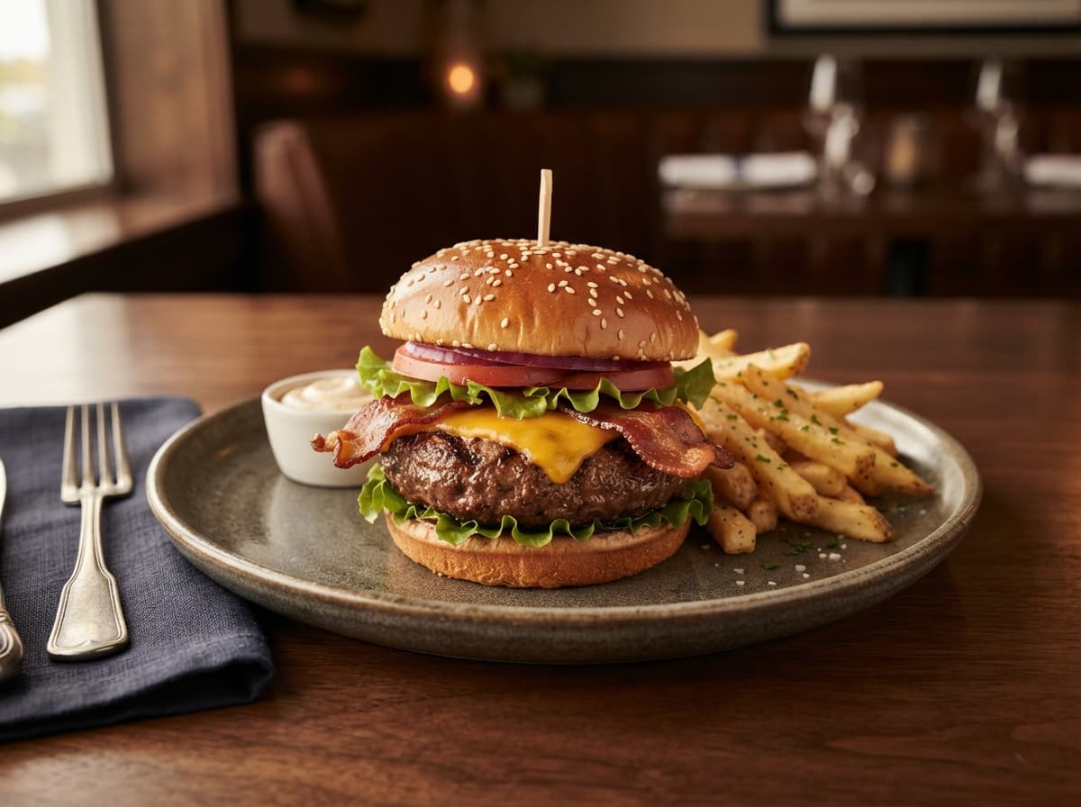Bacon Cheeseburger**