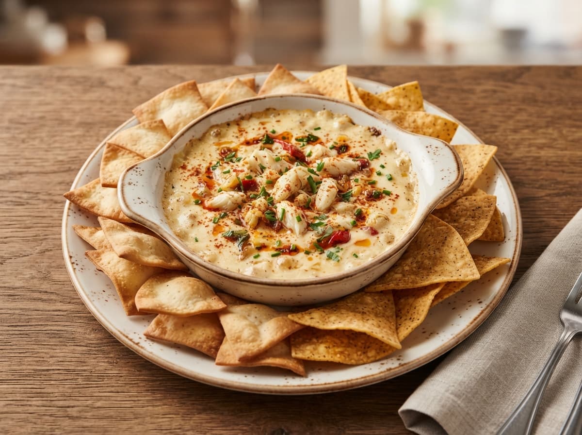 Crab Queso Platter