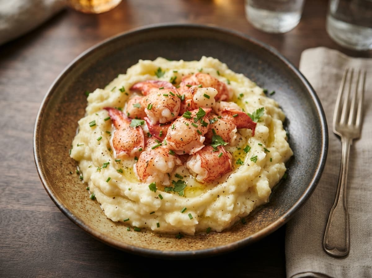 Creamy Lobster Mashed Potatoes