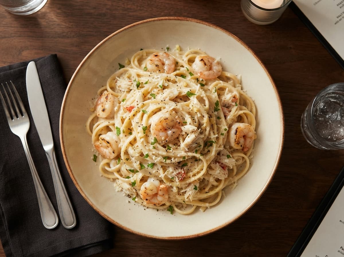 Garlic Linguini Alfredo