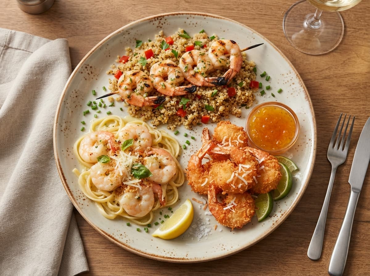 Seaside Shrimp Trio